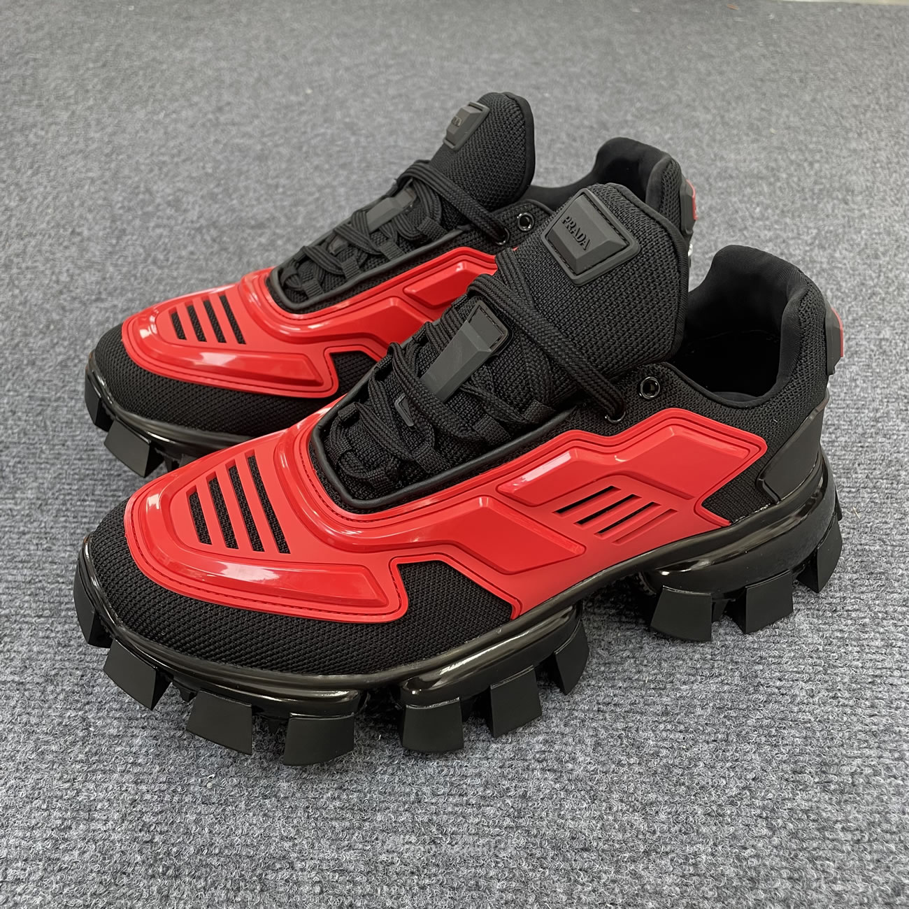 Prada Cloudbust Thunder Red Low Top Black 2eg293 3kzu (8) - newkick.app